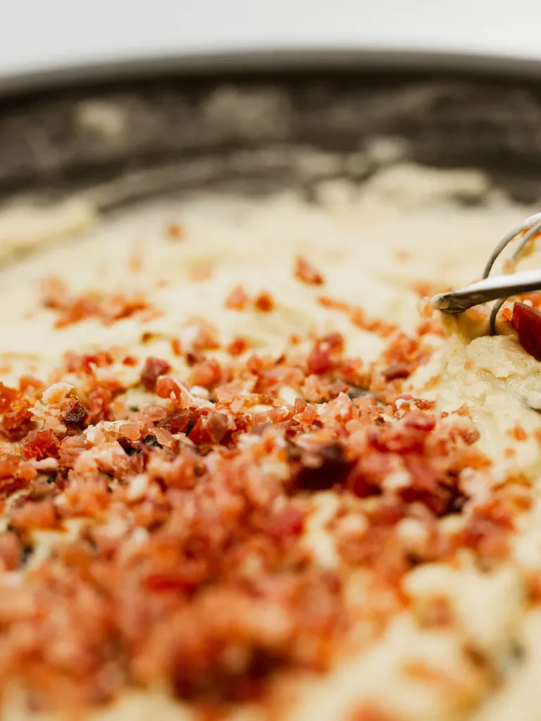 Preparación de croqueta.