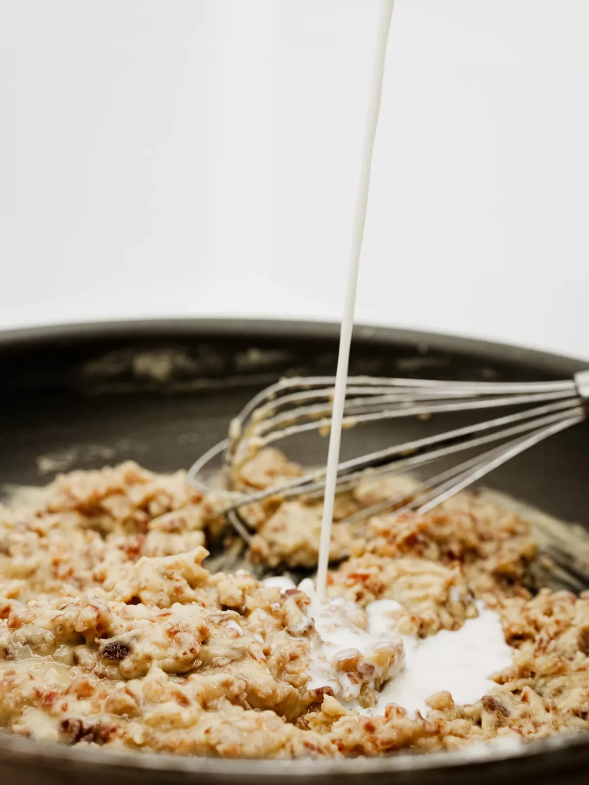 Proceso de preparación de croqueta.